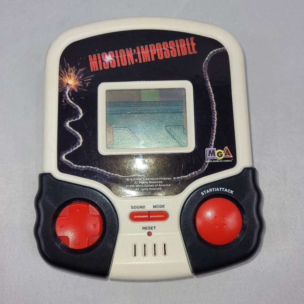 Mission Impossible Vintage 1995 Handheld LCD Electronic Game by Micro Games